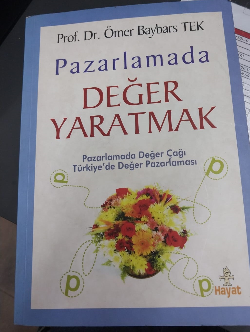 Prof. Dr. Ömer Baybars TEK Pazarlamada DEĞER YARATMAK Pazarlamada Değerler Çağı Türkiye'de Değer Pazarlaması